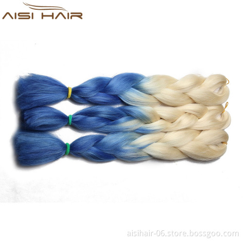 Factory Direct Sale Cheap 24 inch 100g Synthetic Braiding Hair Extension, Hair Braids